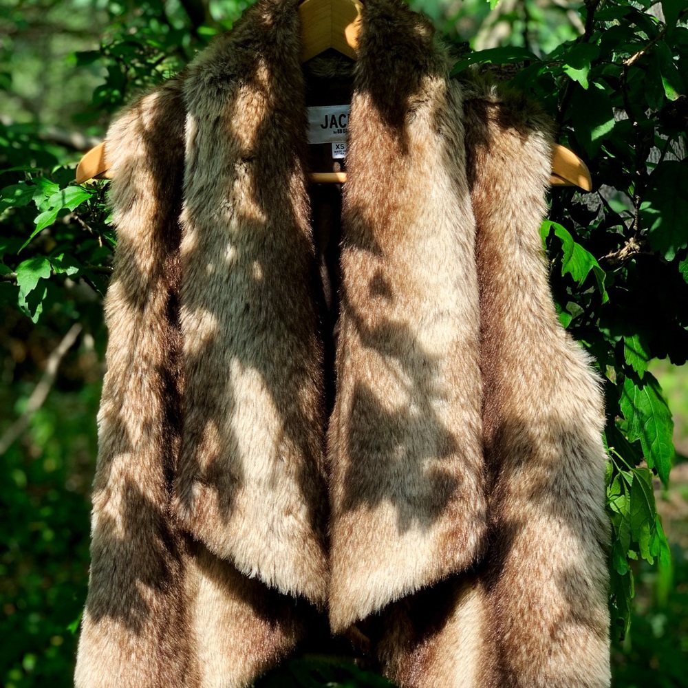 Jack by BB Dakota Julius Faux Fur Vest XS